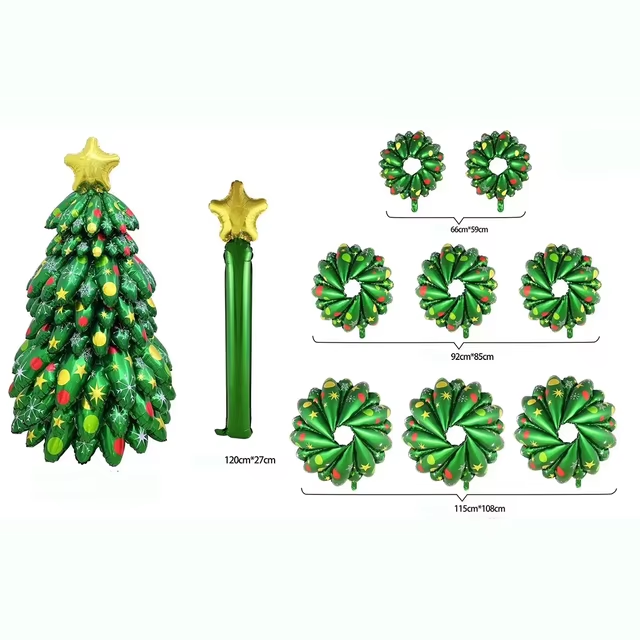 Christmas Tree Standing Foil Balloon Decoration F07M1-70