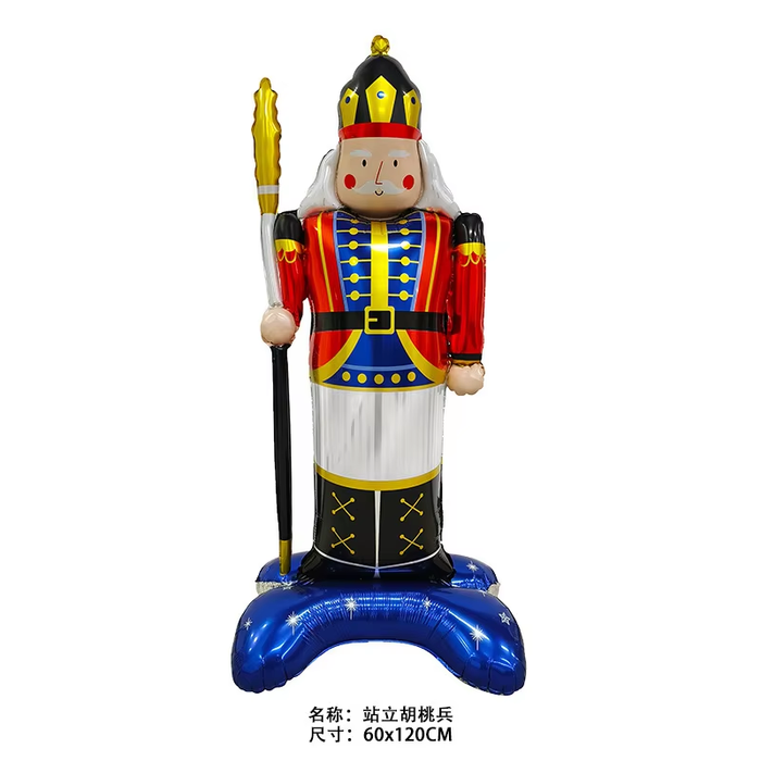 Christmas Nutcracker Standing Foil Balloon Decoration F07M1-51