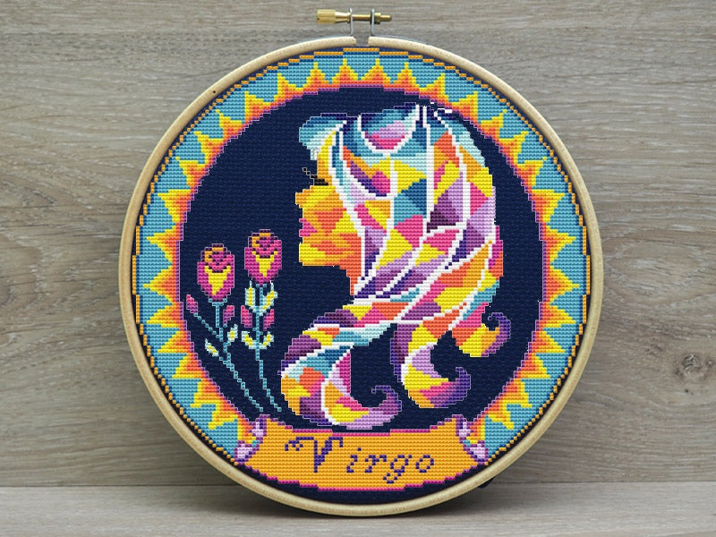 Virgo - PDF Cross Stitch Pattern