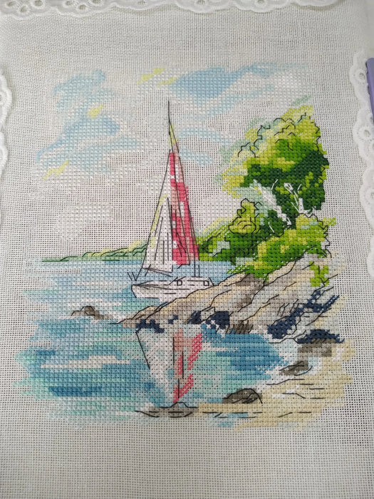 At the Shore - PDF Cross Stitch Pattern