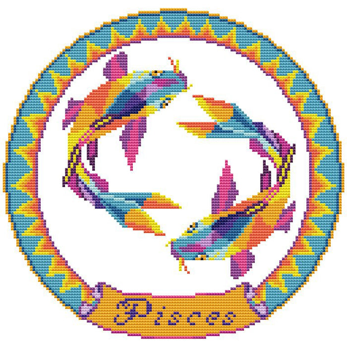 Pisces - PDF Cross Stitch Pattern