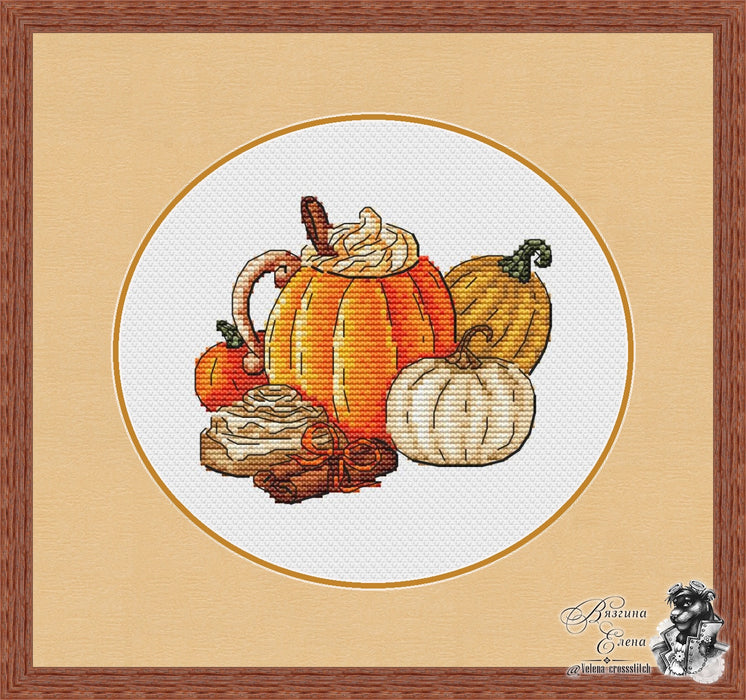 Fall Desserts - PDF Cross Stitch Pattern