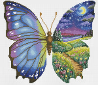Night Butterfly - PDF Cross Stitch Pattern