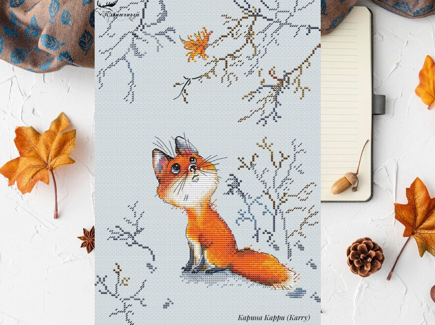 The Autumn leaf - PDF Cross Stitch Pattern