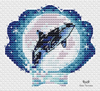 Shell. Orca - PDF Cross Stitch Pattern