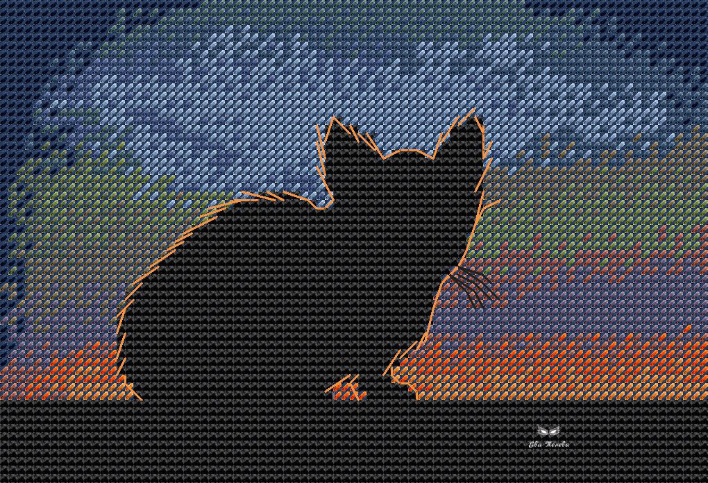 Sunset - PDF Cross Stitch Pattern