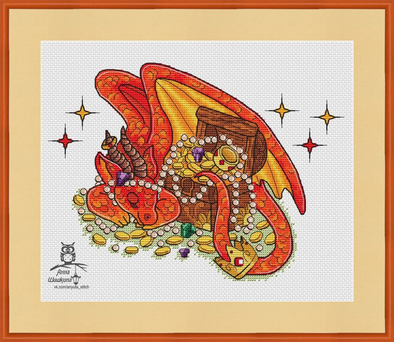 Dragon's Treasury - PDF Cross Stitch Pattern