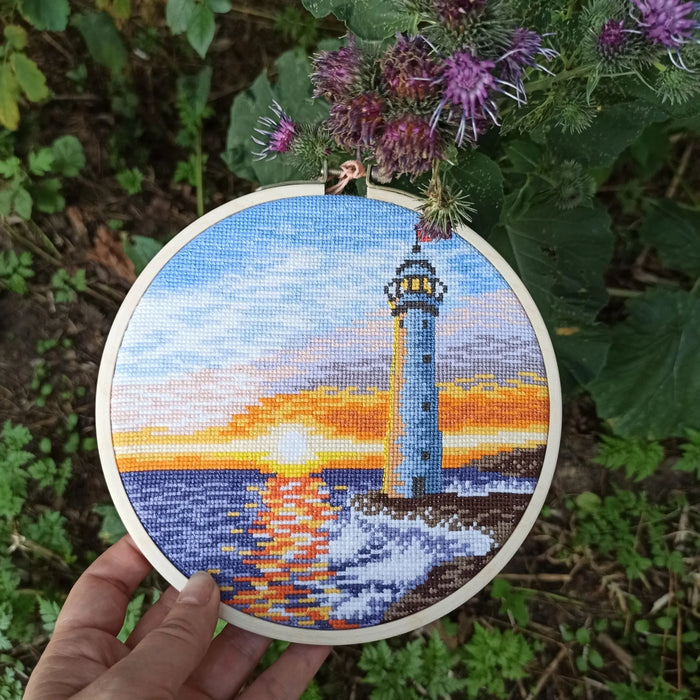 Round Landscapes. Landscape 26 - PDF Cross Stitch Pattern