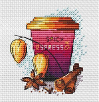 Espresso - PDF Cross Stitch Pattern
