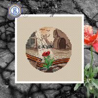 Circle. Flower of Hope - PDF Cross Stitch Pattern