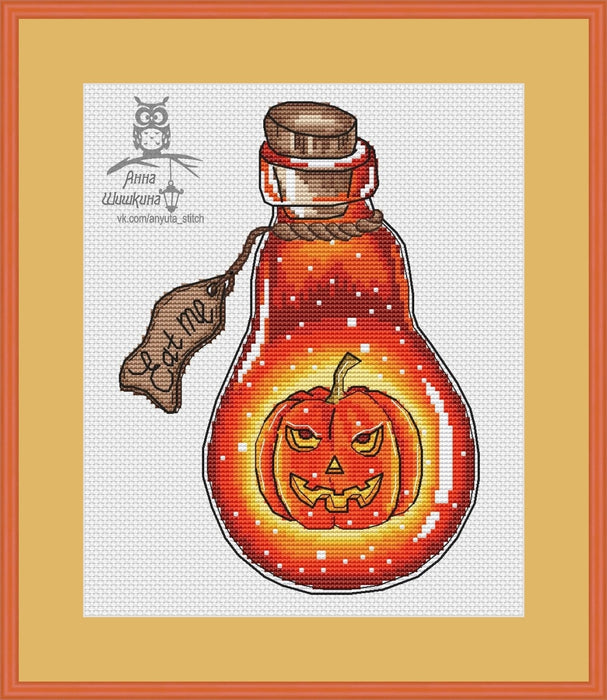 Pumpkin Potion - PDF Cross Stitch Pattern