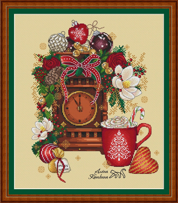 Christmas watch - PDF Cross Stitch Pattern