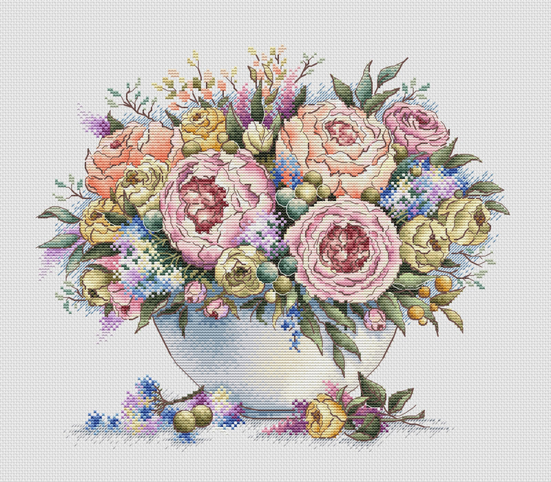Spring bouquet - PDF Cross Stitch Pattern