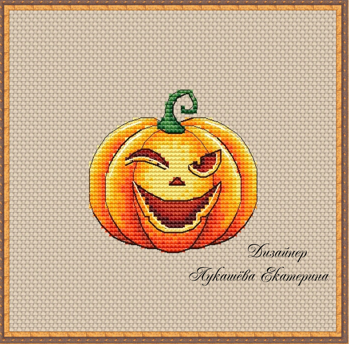 Pumpkins. Have fun? - PDF Cross Stitch Pattern