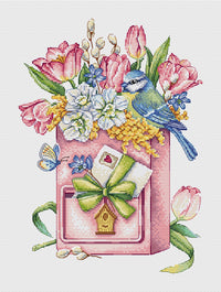 Letter to Spring - PDF Cross Stitch Pattern