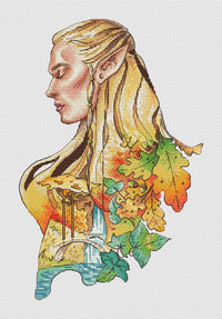 Autumn in the Elven Forest - PDF Cross Stitch Pattern