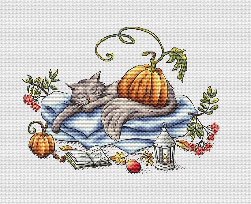 Autumn comfort - PDF Cross Stitch Pattern