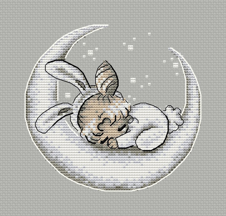 Baby rabbits. Chibiusa - PDF Cross Stitch Pattern
