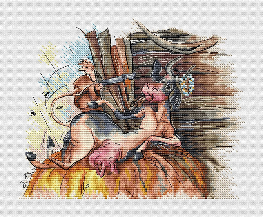 Unbridled - PDF Cross Stitch Pattern