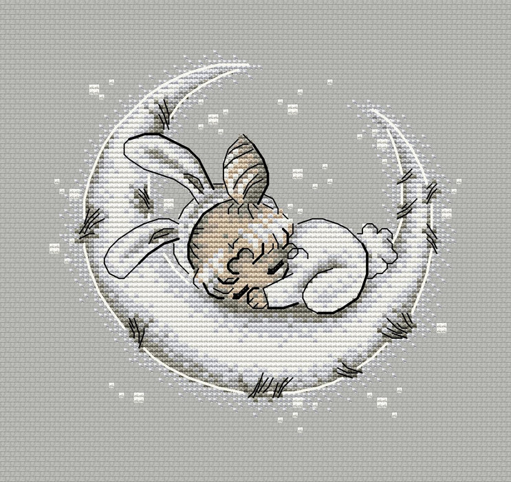 Baby rabbits. Chibiusa - PDF Cross Stitch Pattern