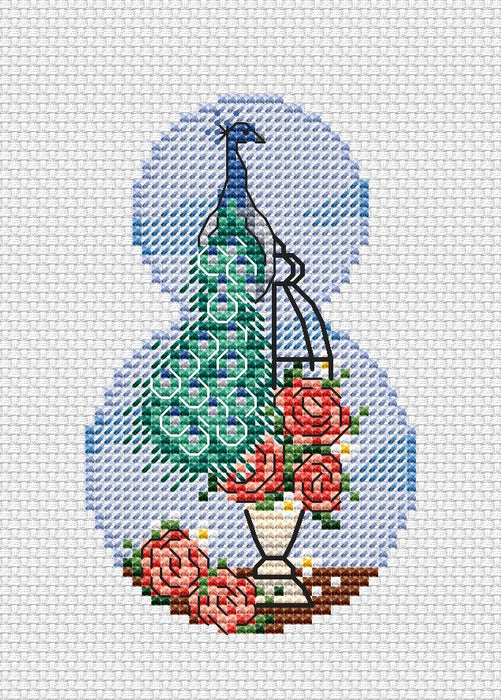 Red roses - PDF Cross Stitch Pattern