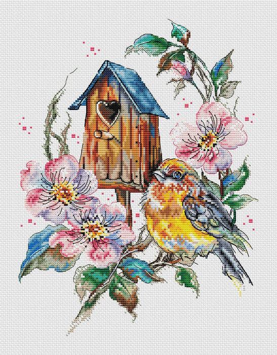 Feathered Miracle - PDF Cross Stitch Pattern