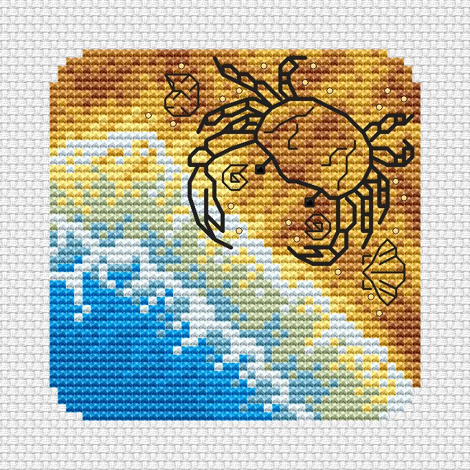 Crab - PDF Cross Stitch Pattern