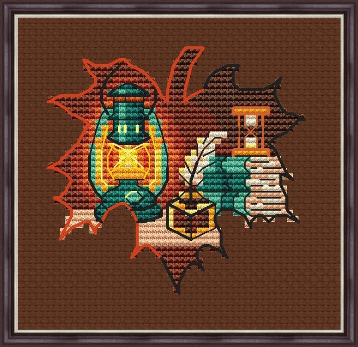 Kerosene lamp - PDF Cross Stitch Pattern