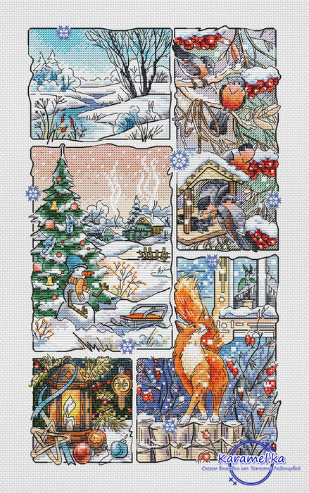 Winter moments - PDF Cross Stitch Pattern