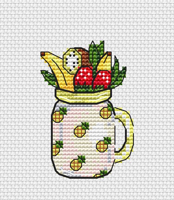 Fruity - PDF Cross Stitch Pattern