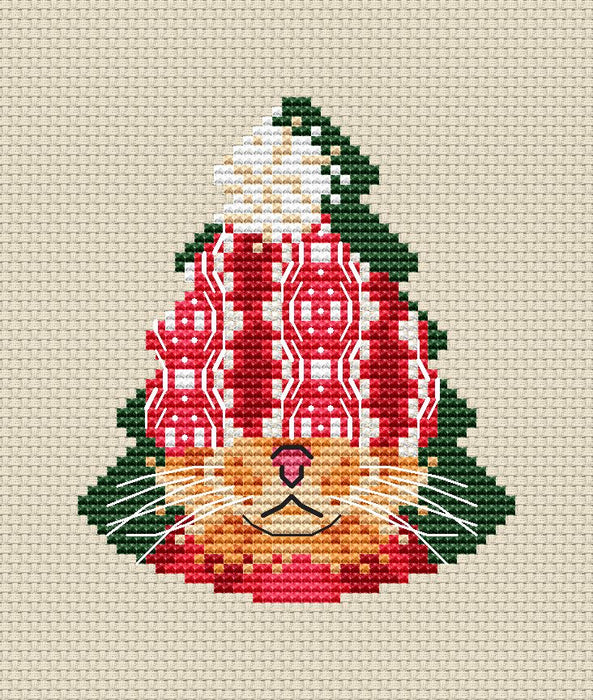 Whiskered - PDF Cross Stitch Pattern