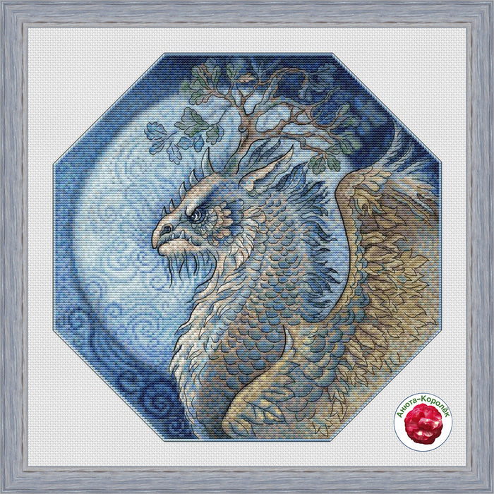 Forest Dragon - PDF Cross Stitch Pattern