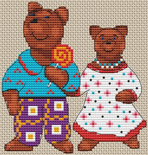 Bears - PDF Cross Stitch Pattern - Wizardi