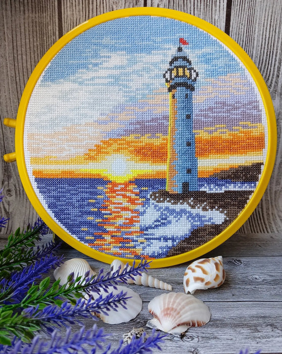 Round Landscapes. Landscape 26 - PDF Cross Stitch Pattern