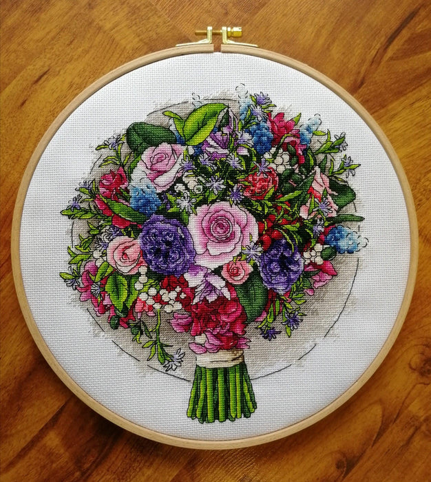 Blooming meadow - PDF Cross Stitch Pattern - Wizardi