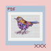 Blue Bird - PDF Cross Stitch Pattern - Wizardi