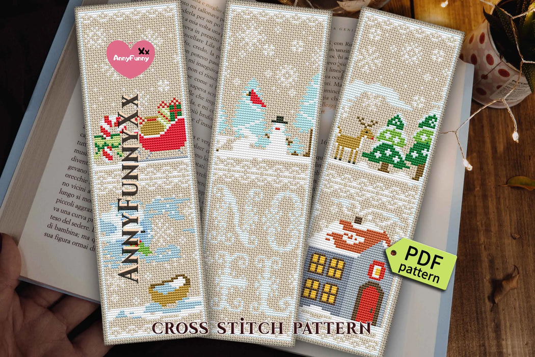 Bookmark. Christmas Mood - PDF Cross Stitch Pattern