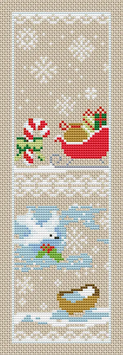 Bookmark. Christmas Mood - PDF Cross Stitch Pattern