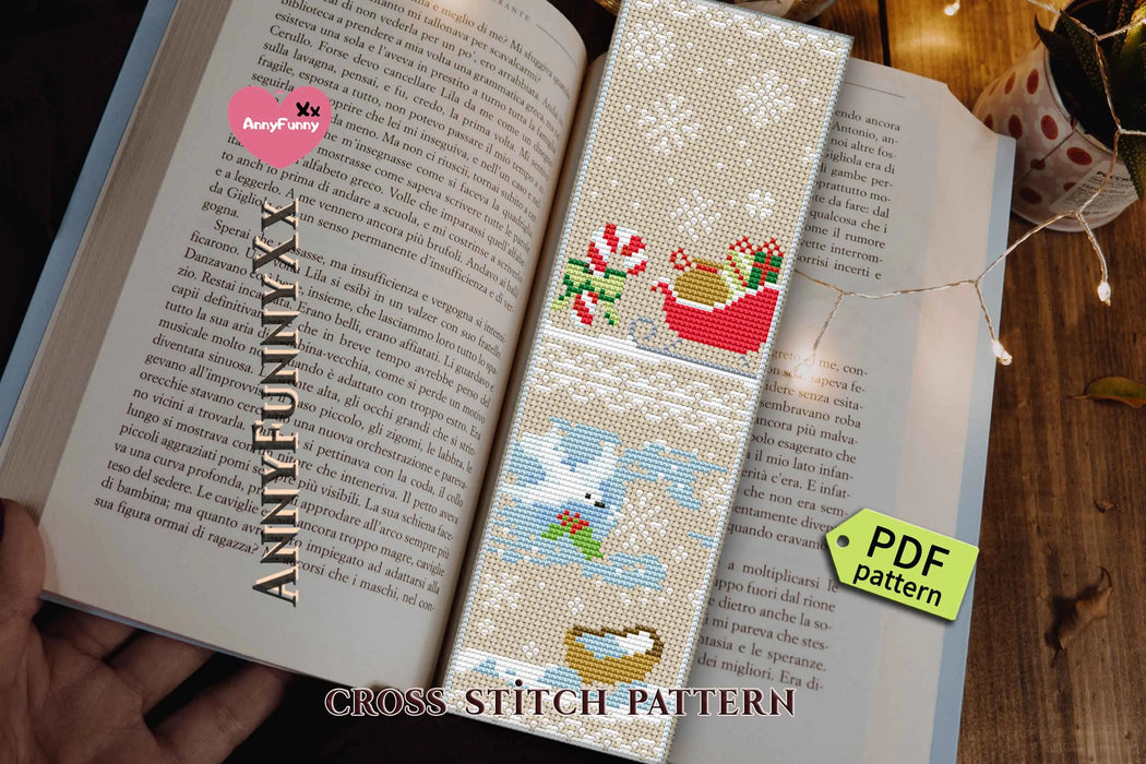 Bookmark. Christmas Mood - PDF Cross Stitch Pattern