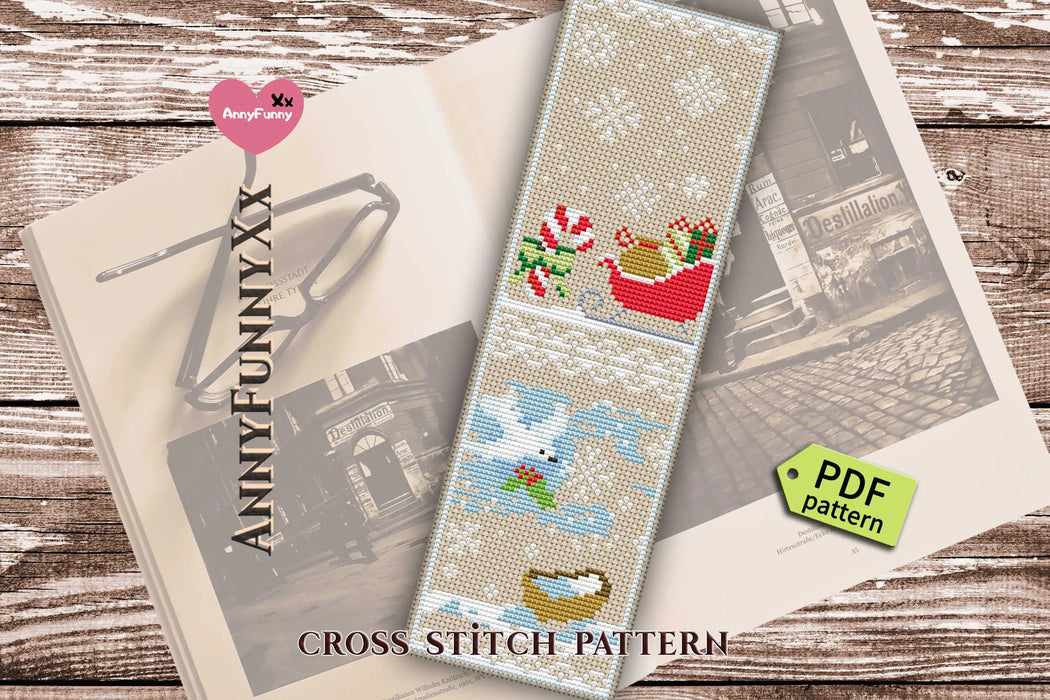 Bookmark. Christmas Mood - PDF Cross Stitch Pattern