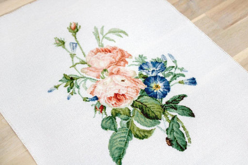 Bouquet with Roses B2351L Counted Cross-Stitch Kit - Wizardi