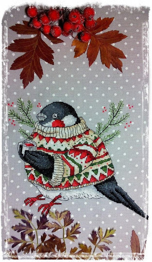 Bullfinch - PDF Cross Stitch Pattern - Wizardi