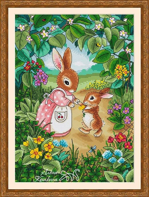 Bunnies - PDF Cross Stitch Pattern - Wizardi