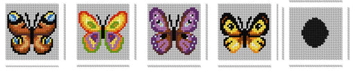 Butterflies 164CS Counted Cross-Stitch Kit - Wizardi