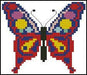Butterfly - PDF Free Cross Stitch Pattern - Wizardi