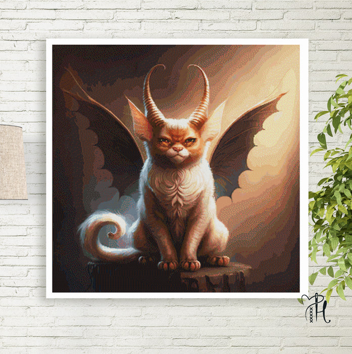 Mythical Сat - PDF Cross Stitch Pattern