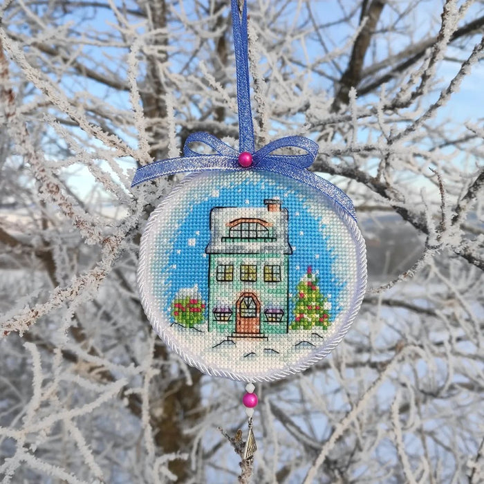 Light Blue House - PDF Cross Stitch Pattern