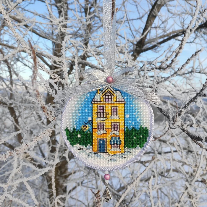 Yellow House - PDF Cross Stitch Pattern