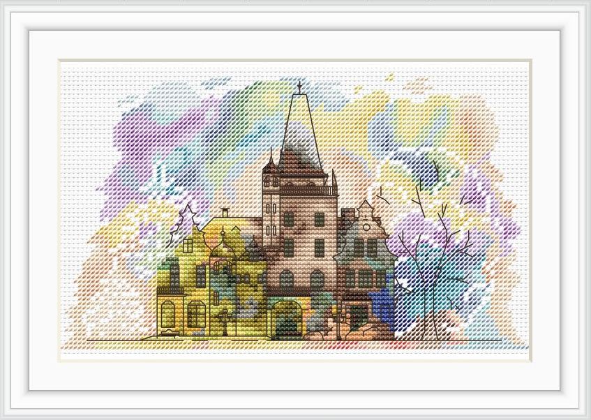 Tremsbüttel Castle - PDF Cross Stitch Pattern