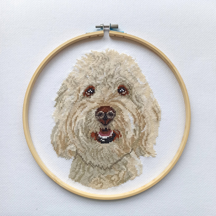 Golden Doodle - PDF Cross Stitch Pattern